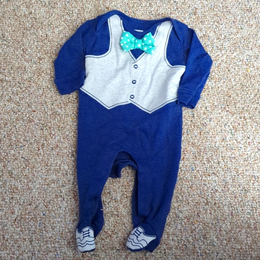 Vitamins Baby 6 Month Footed PJs
